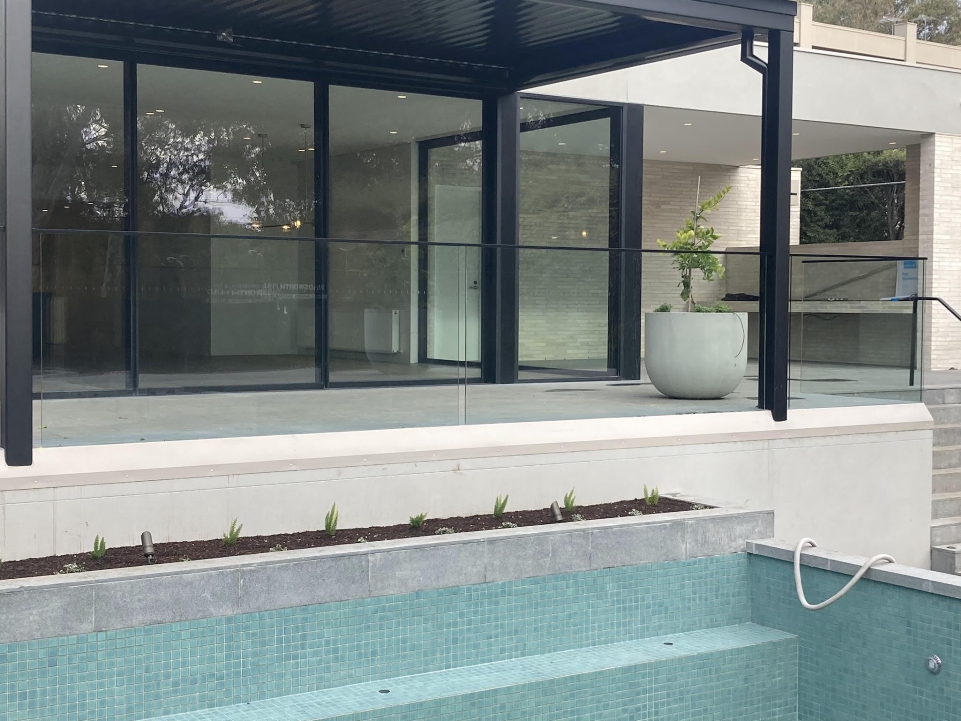 Frameless Terrace Glass Balustrade